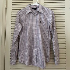 Multi-Colored Brooks Brothers Long Sleeved Polo Shirt